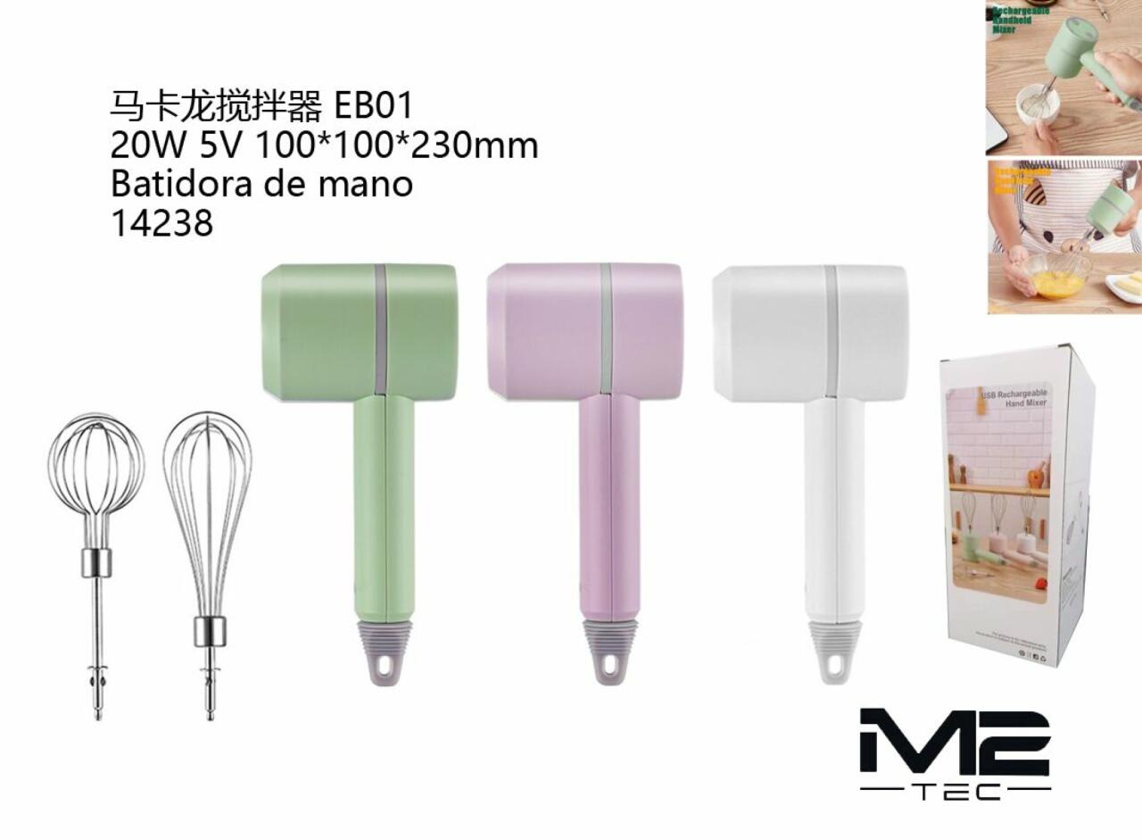 Licuadora de mano 20W 5V Compacta y portátil