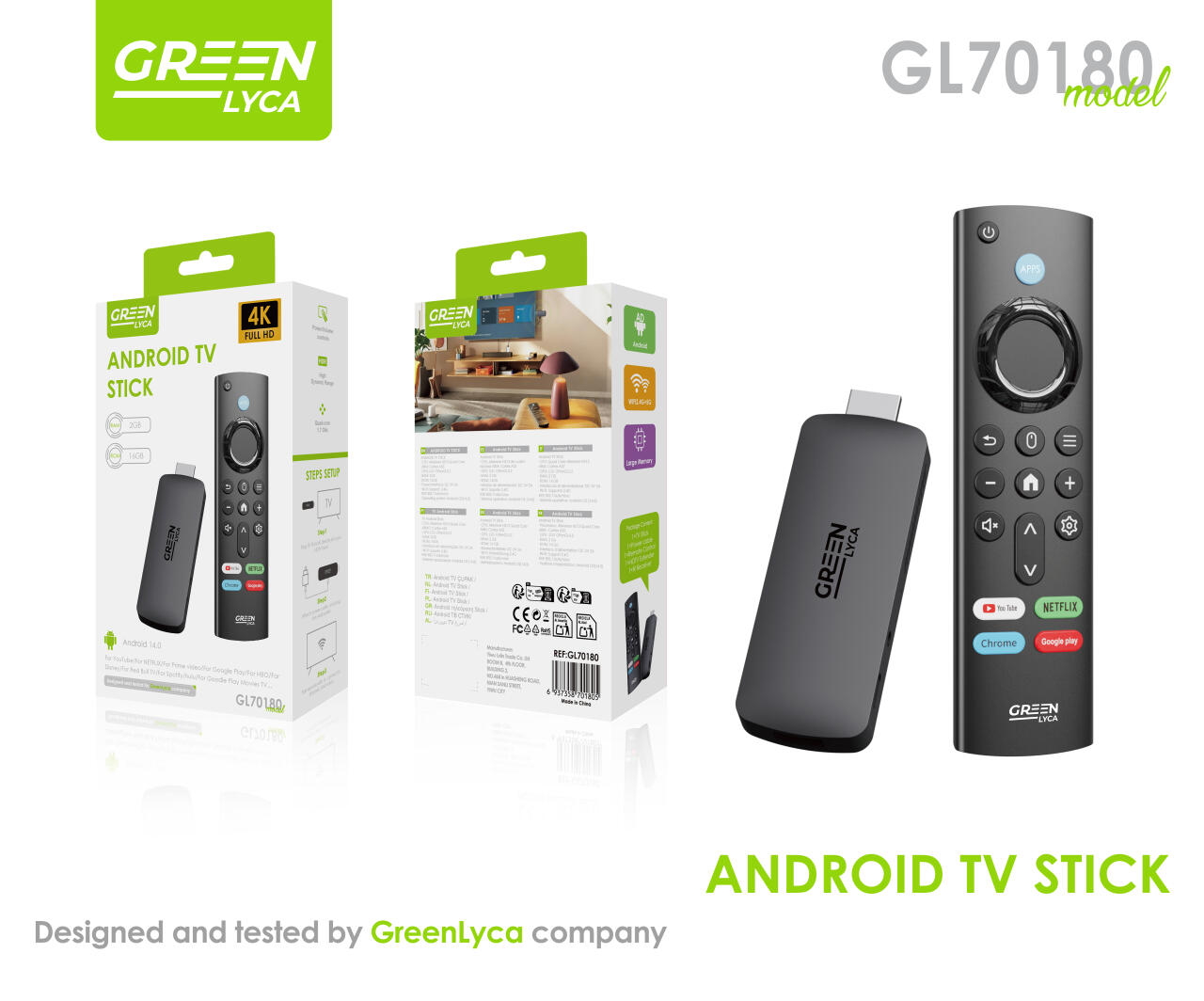 ANDROID TV STICK — Convierte cualquier pantalla en un Smart TV