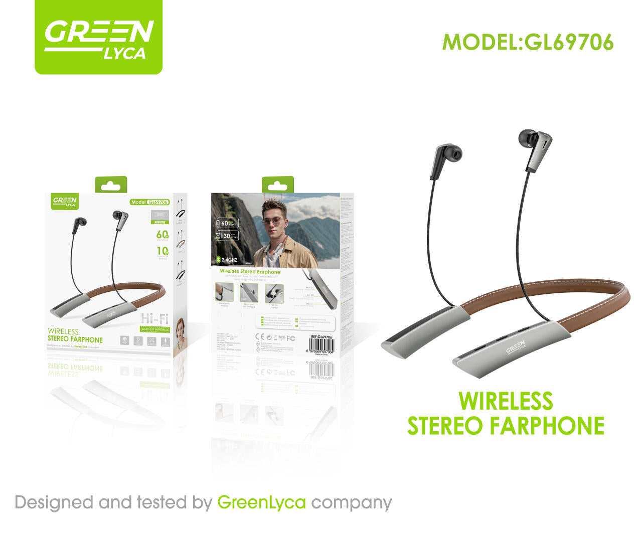 Auriculares retro con diadema de cuero y sonido claro.