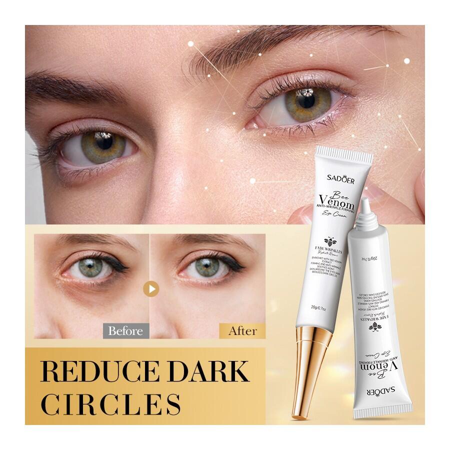 Contorno de Ojos Reafirmante Antiarrugas con Veneno de Abeja (20g) Efecto Lifting Natural