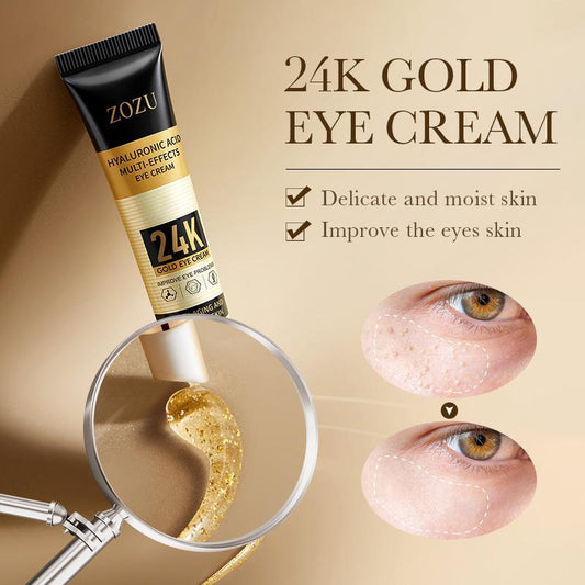 Contorno de Ojos Multiefecto Hialurónico 24K (20gr) – Hidratación, Reafirmación