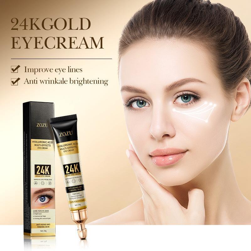 Contorno de Ojos Multiefecto Hialurónico 24K (20gr) – Hidratación, Reafirmación