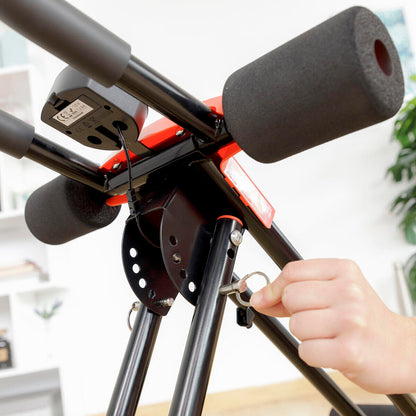 Máquina de abdominales plegable con guía de ejercicios InnovaGoods Plawer