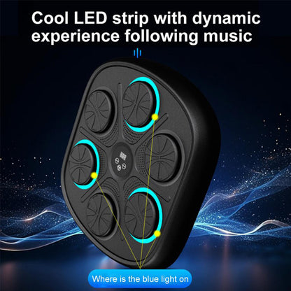 Máquina de boxeo musical con guantes de boxeo 3.0 tobillera de Compresión y Masajeador de pies de Regalo