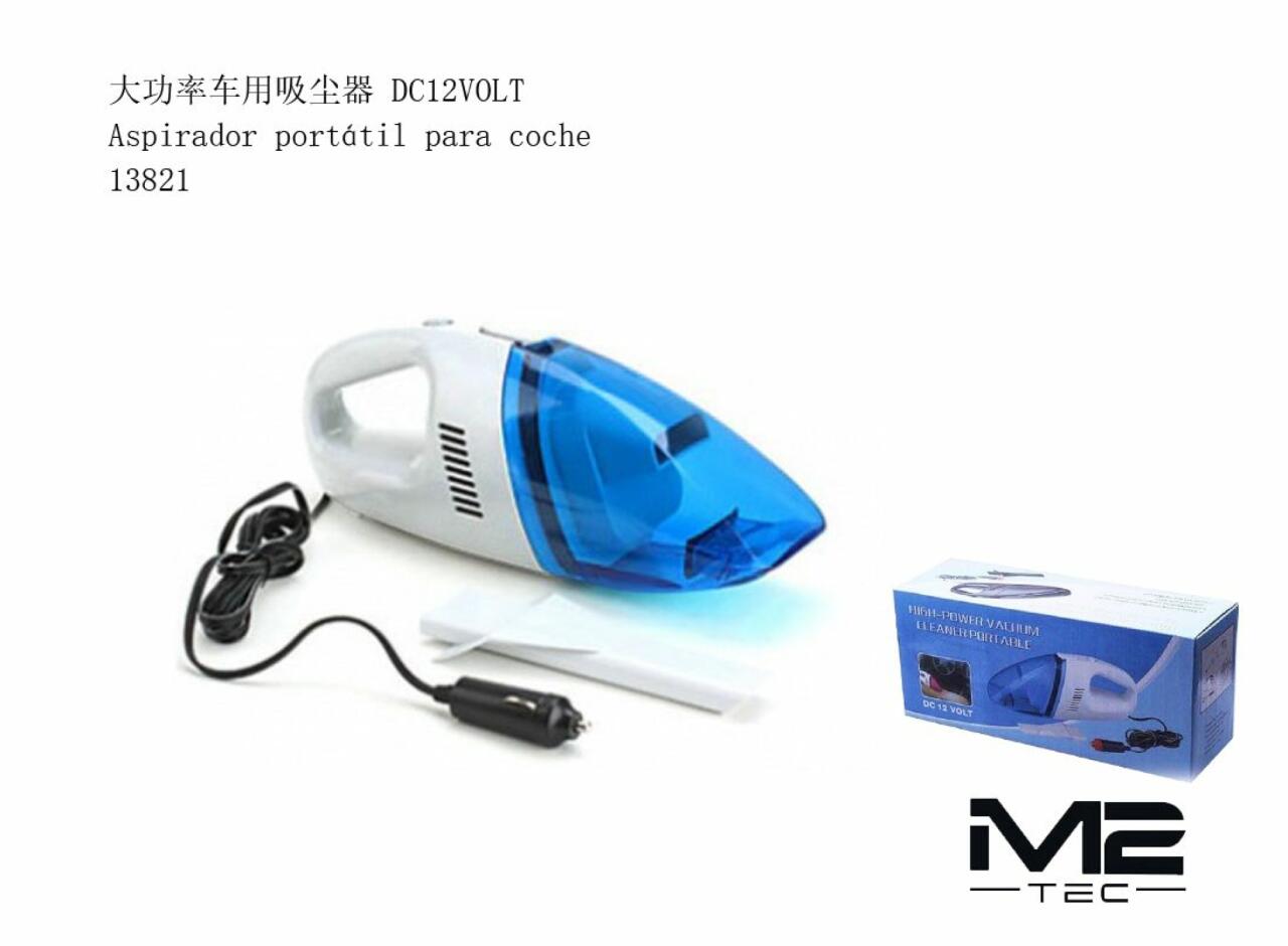 Aspiradora portátil para coche potente y compacta