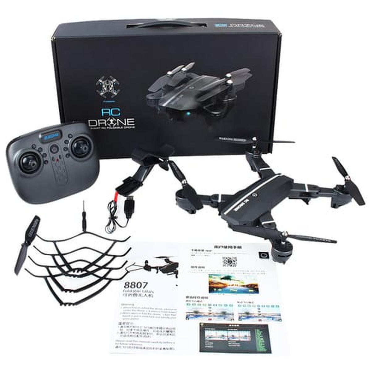 Dron Black Quadcopter Wi-Fi