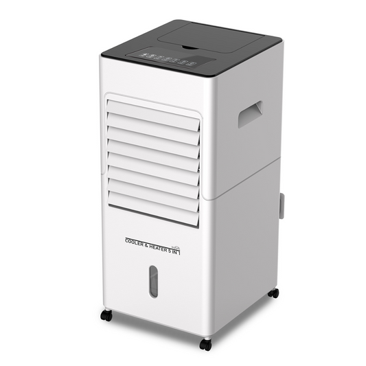 Enfriador de ambiente, calentador, ventilador, humidificador y purificador de aire.