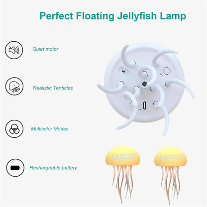 Lámpara flotante Medusa – Iluminación LED RGB