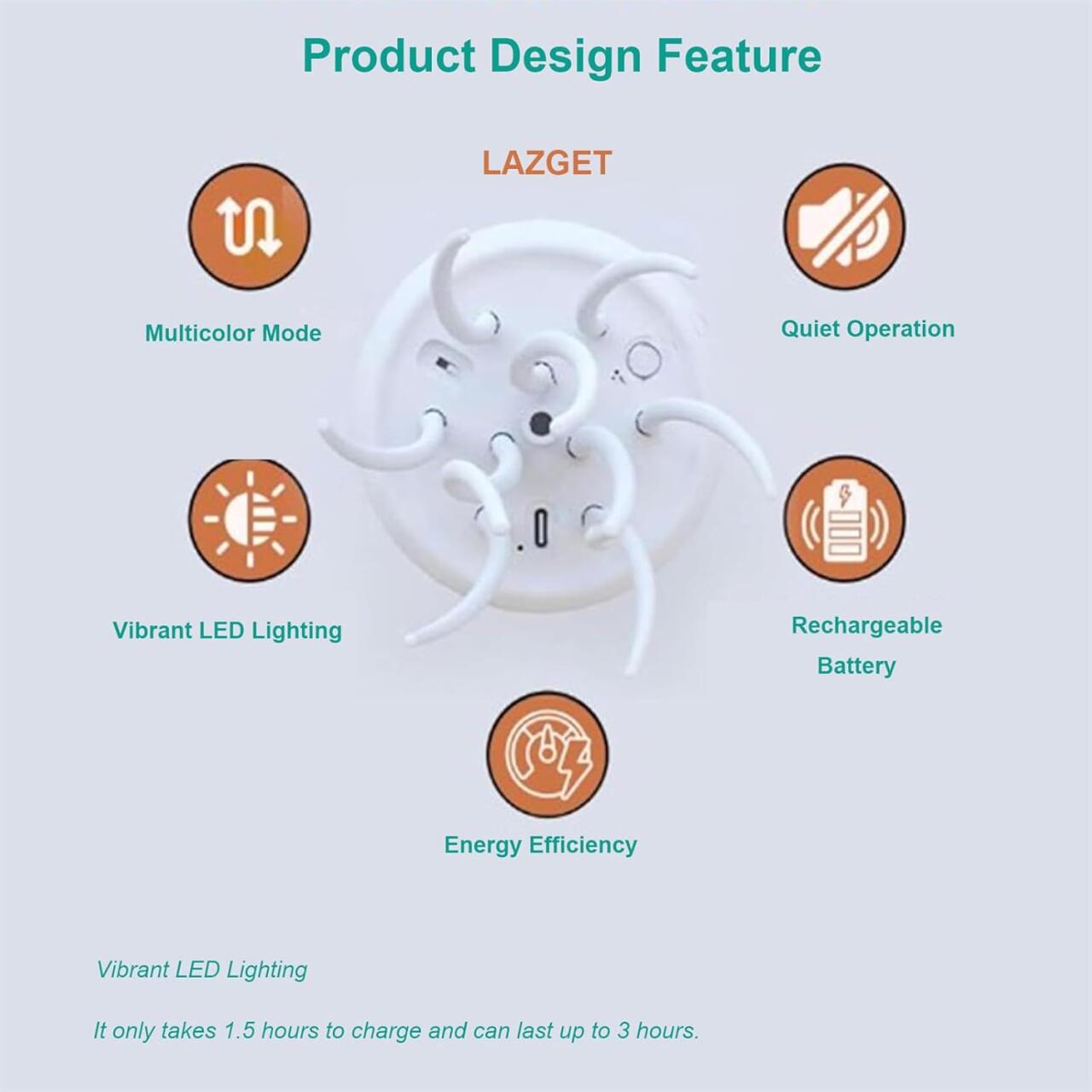 Lámpara flotante Medusa – Iluminación LED RGB