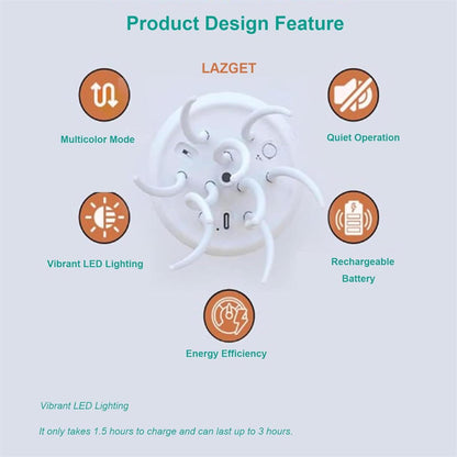 Lámpara flotante Medusa – Iluminación LED RGB