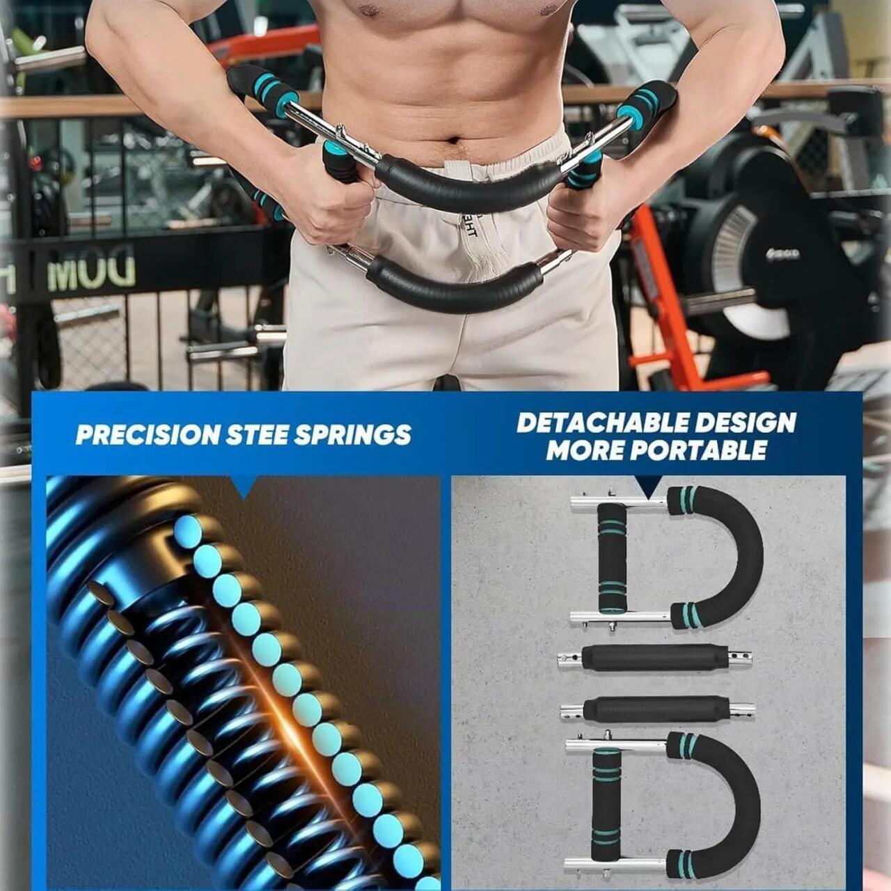 Entrenador de brazos en forma de U