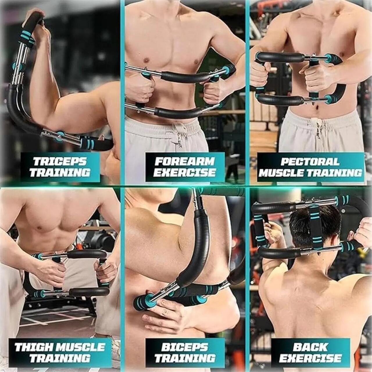 Entrenador de brazos en forma de U