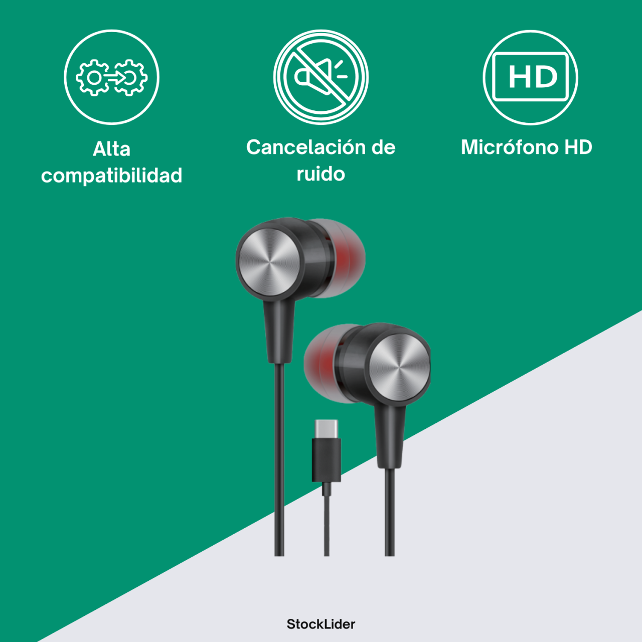 Auriculares Tipo C