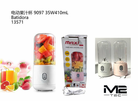 Licuadora eléctrica de 35 W con recipiente de 410 ml: potencia compacta para resultados profesionales