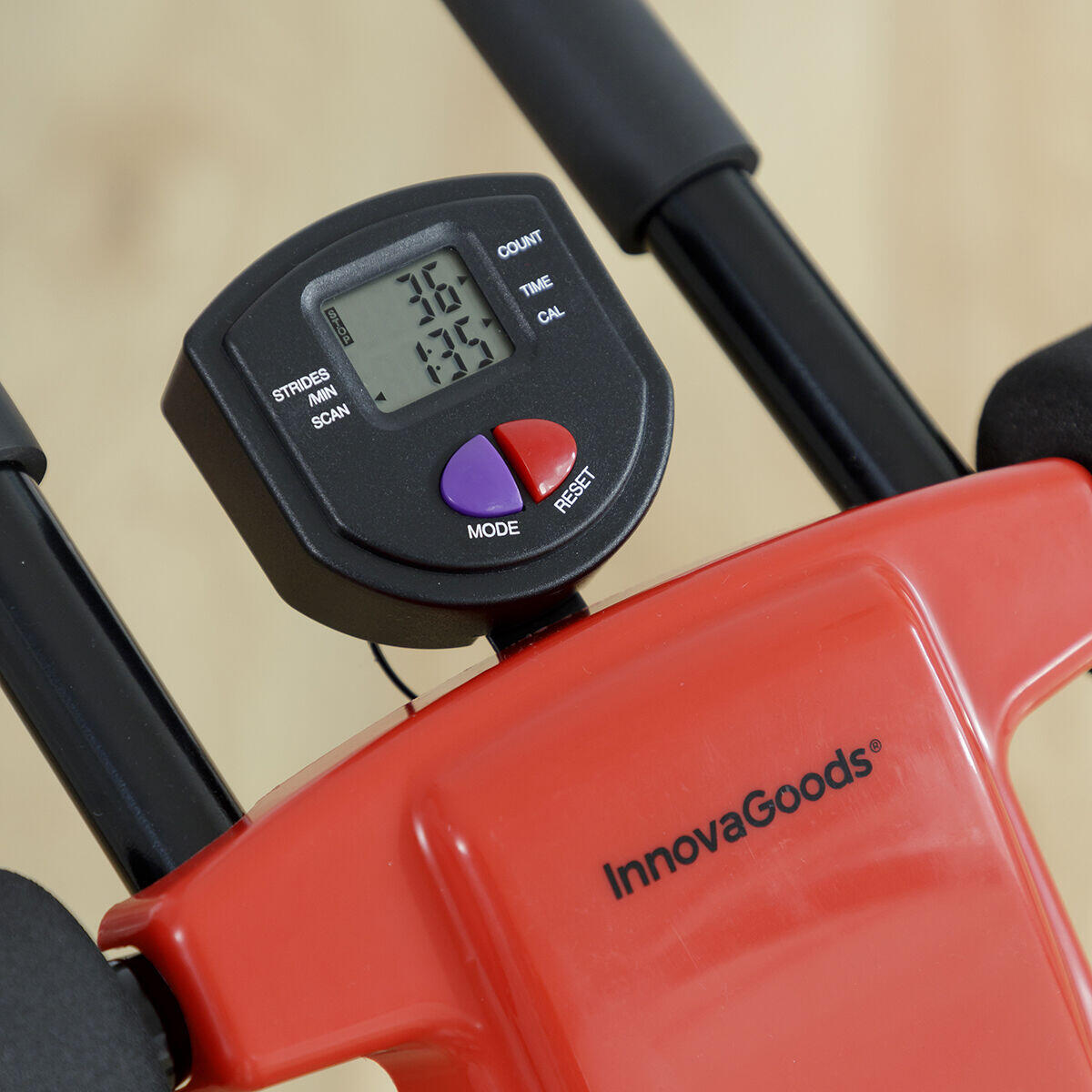 Máquina de abdominales plegable con guía de ejercicios InnovaGoods Plawer