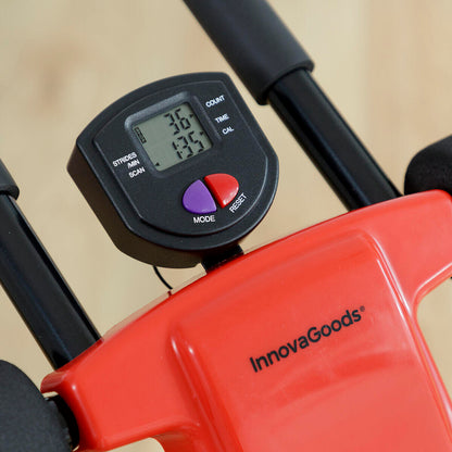 Máquina de abdominales plegable con guía de ejercicios InnovaGoods Plawer
